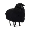 Interlude Home Theo Baby Sheep Sculpture In Black