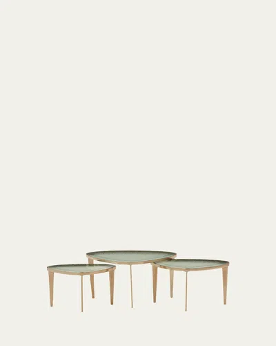 Interlude Home Trio Of Jan Bunching Coffee Tables In Multi