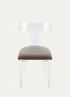 Interlude Home Tristan Acrylic Klismos Chair In Acrylic