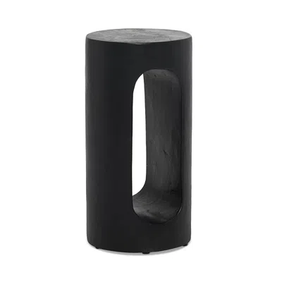 Interlude Home Wesley Drink Table In Black