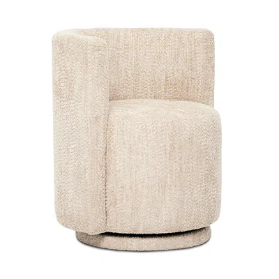 Interlude Home Willa Swivel Lounge Chair In Animal Print
