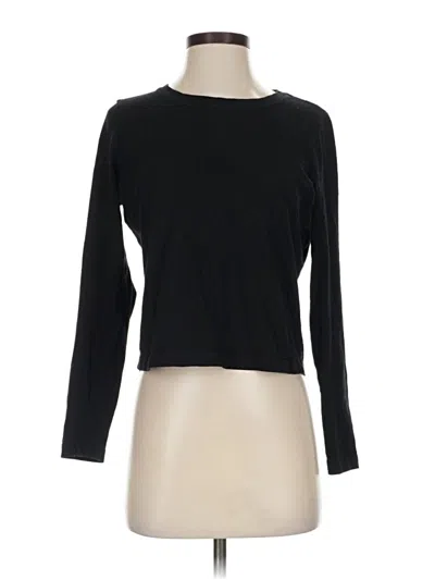 Pre-owned Intermix 3/4 Sleeve T-shirt In Black
