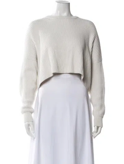 Pre-owned Intermix Bateau Neckline Sweater In Blue