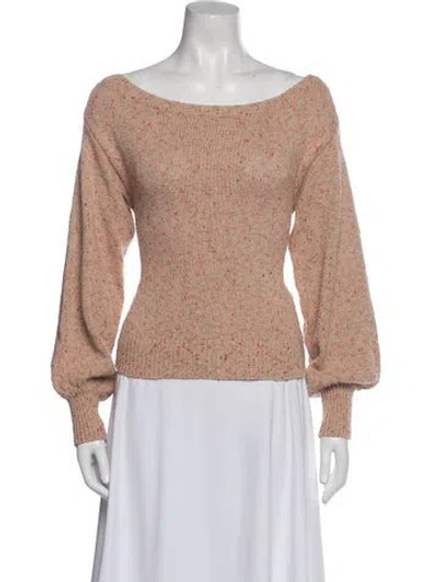 Pre-owned Intermix Bateau Neckline Sweater In Neutral