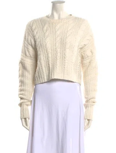 Pre-owned Intermix Bateau Neckline Sweater In Neutral