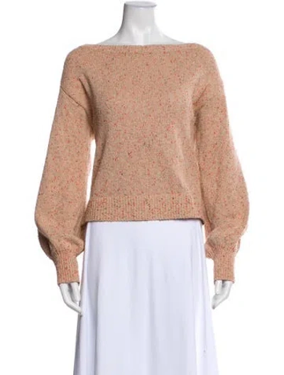 Pre-owned Intermix Bateau Neckline Sweater In Pink