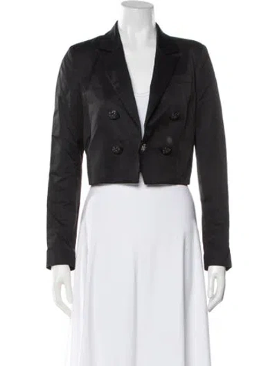 Pre-owned Intermix Blazer In Black