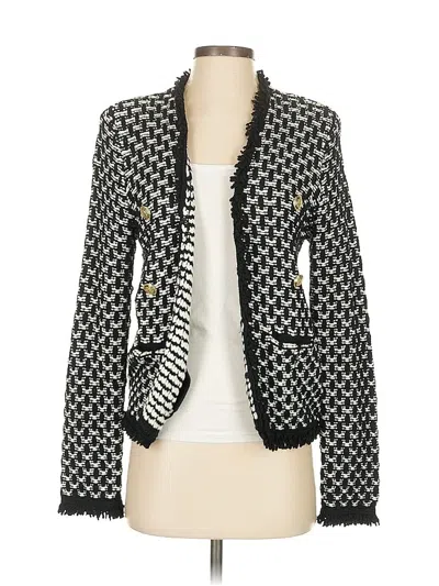 Pre-owned Intermix Blazer Jacket In Black