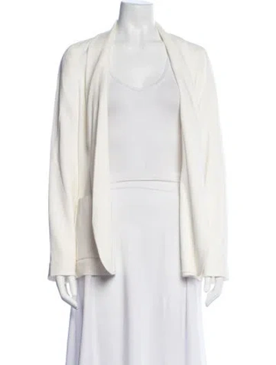 Pre-owned Intermix Blazer In Neutrals/white