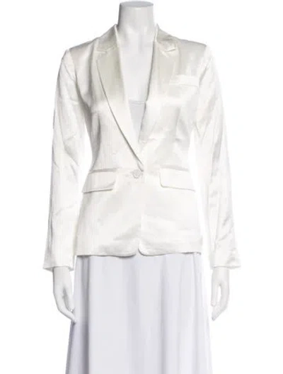 Pre-owned Intermix Blazer In White