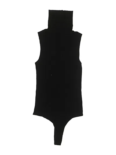 Pre-owned Intermix Bodysuit In Black