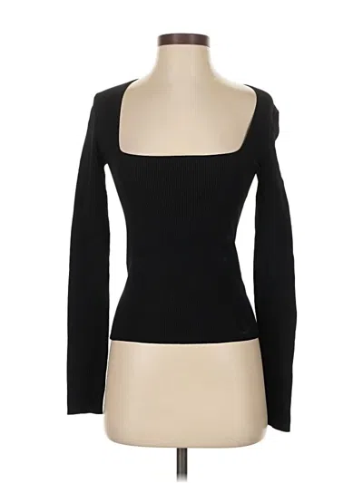 Pre-owned Intermix Cardigan Sweater In Black