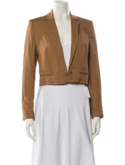 Pre-owned Intermix Cashmere Blazer In Brown
