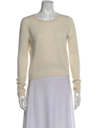 Pre-owned Intermix Cashmere Crew Neck Sweater In Neutral