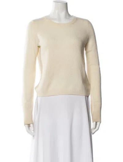 Pre-owned Intermix Cashmere Crew Neck Sweater In Neutral