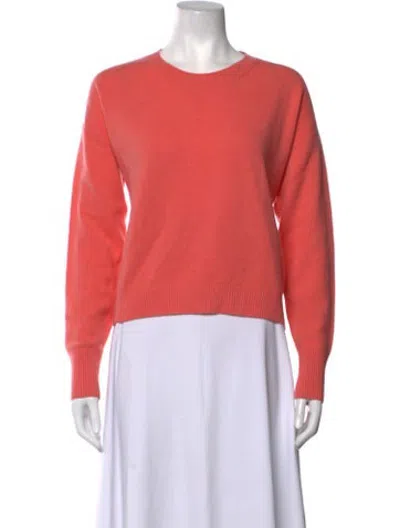 Pre-owned Intermix Cashmere Crew Neck Sweater In Orange