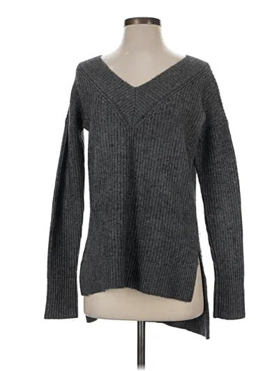 Pre-owned Intermix Cashmere Pullover Sweater In Gray