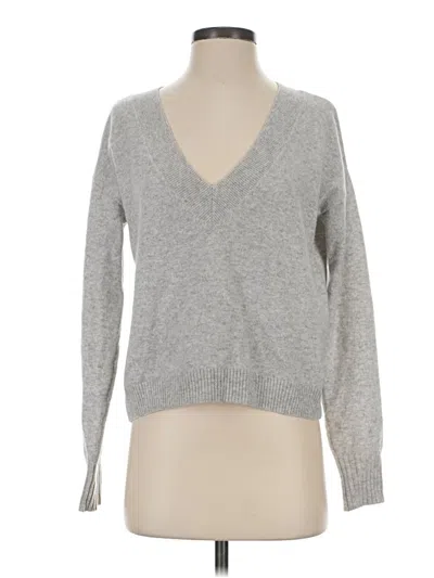 Pre-owned Intermix Cashmere Pullover Sweater In Gray