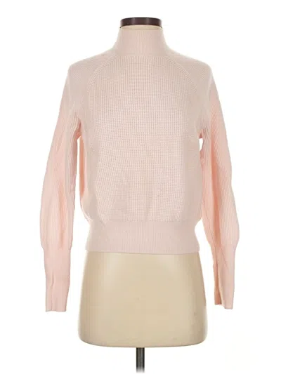Pre-owned Intermix Cashmere Pullover Sweater In Pink
