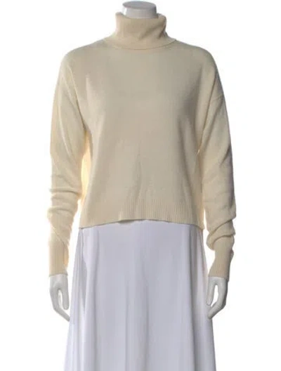 Pre-owned Intermix Cashmere Turtleneck Sweater In Neutral