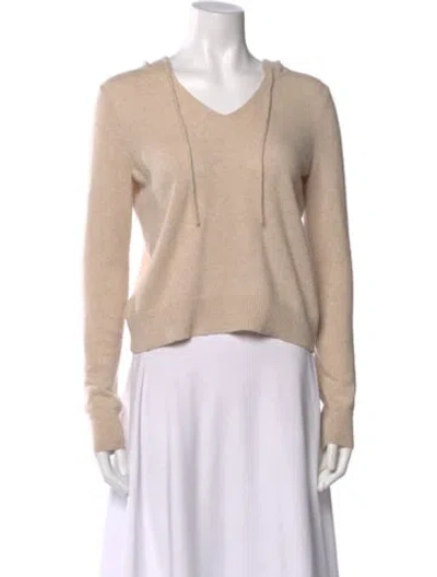 Pre-owned Intermix Cashmere V-neck Sweater In Neutral