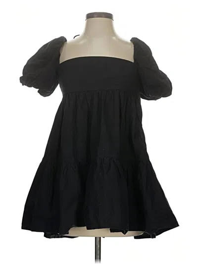 Pre-owned Intermix Casual Dress In Black