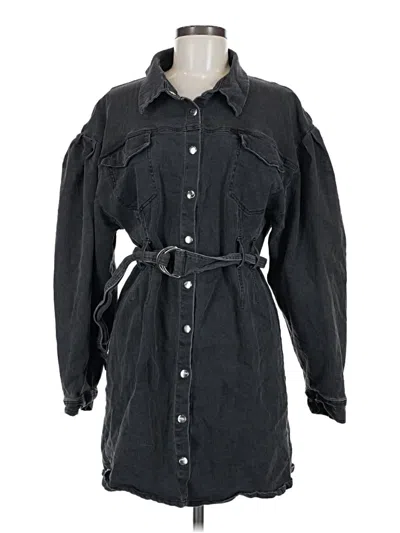 Pre-owned Intermix Casual Dress In Black