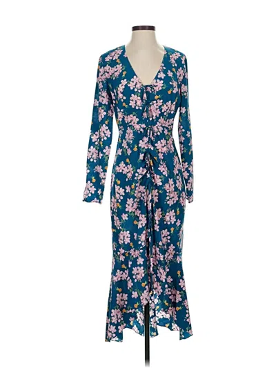 Pre-owned Intermix Casual Dress In Blue