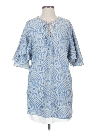 Pre-owned Intermix Casual Dress In Blue
