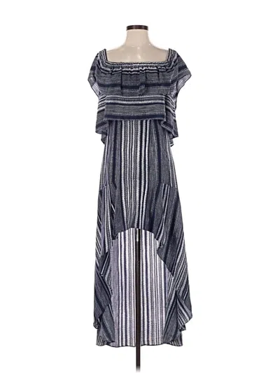 Pre-owned Intermix Casual Dress In Blue