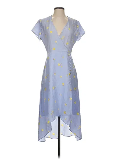 Pre-owned Intermix Casual Dress In Blue