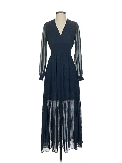 Pre-owned Intermix Casual Dress In Blue