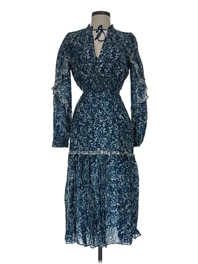 Pre-owned Intermix Casual Dress In Blue