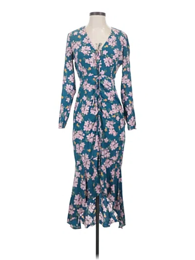 Pre-owned Intermix Casual Dress In Blue