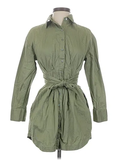 Pre-owned Intermix Casual Dress In Green