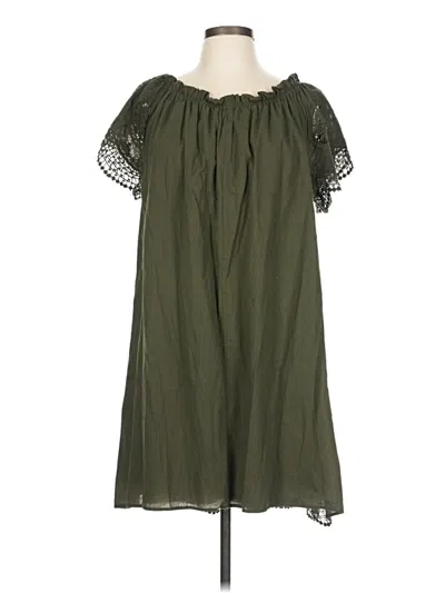 Pre-owned Intermix Casual Dress In Green