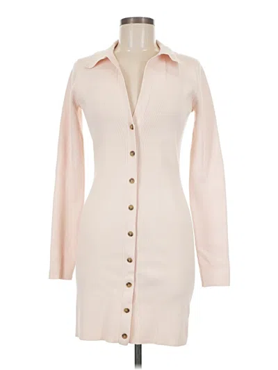 Pre-owned Intermix Casual Dress In Tan