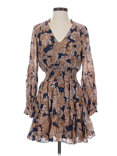 Pre-owned Intermix Casual Dress In Tan