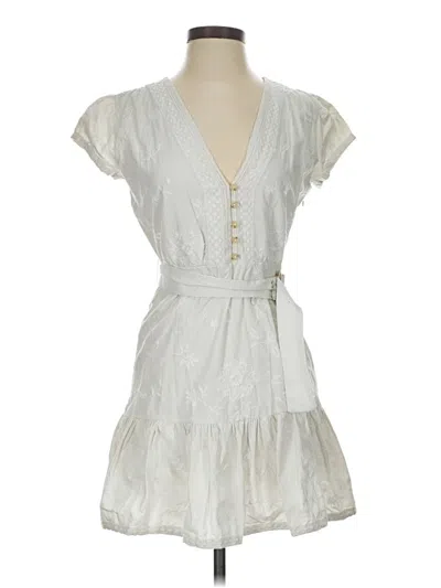 Pre-owned Intermix Casual Dress In White