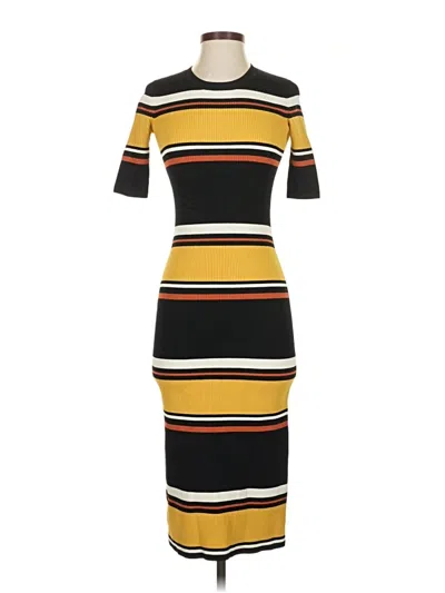 Pre-owned Intermix Casual Dress In Yellow