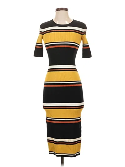 Pre-owned Intermix Casual Dress In Yellow