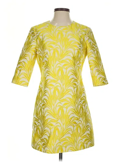 Pre-owned Intermix Casual Dress In Yellow