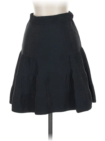Pre-owned Intermix Casual Skirt In Black