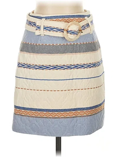 Pre-owned Intermix Casual Skirt In Blue
