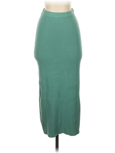 Pre-owned Intermix Casual Skirt In Green