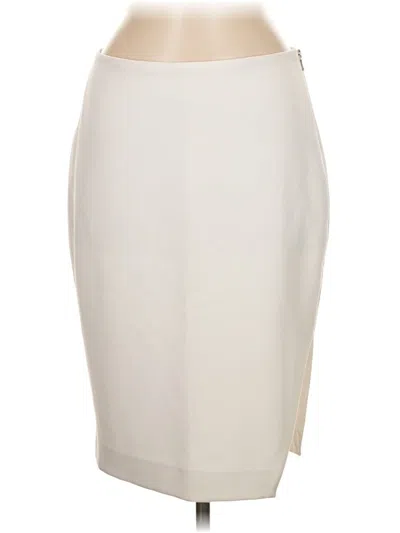 Pre-owned Intermix Casual Skirt In Ivory