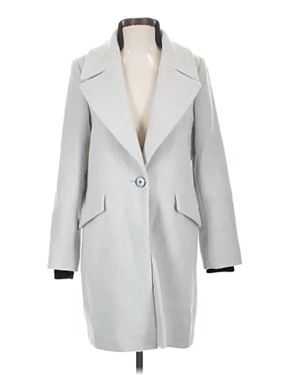 Pre-owned Intermix Coat In Gray
