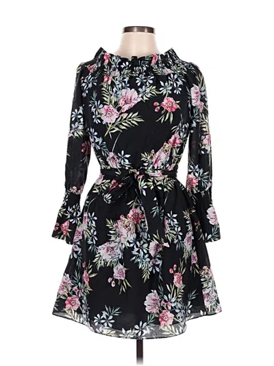 Pre-owned Intermix Cocktail Dress In Black