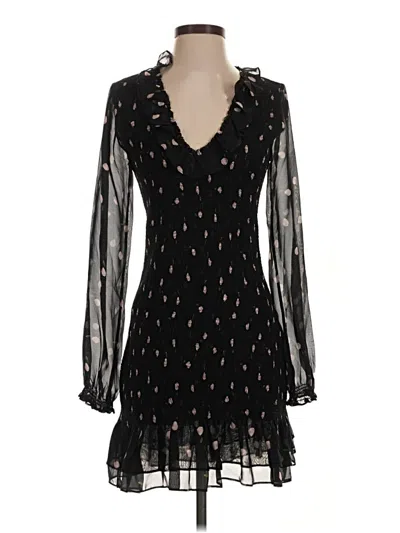 Pre-owned Intermix Cocktail Dress In Black
