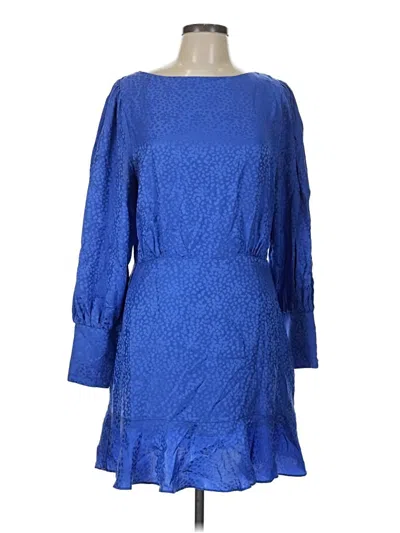 Pre-owned Intermix Cocktail Dress In Blue